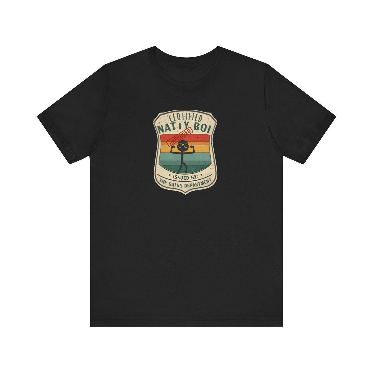 Certified Nati Boi Unisex Tee - Fun Vintage Design