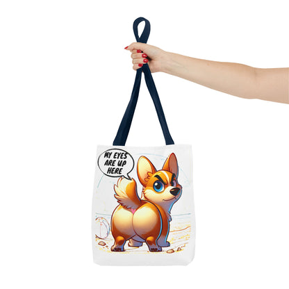 Cute Corgi Tote Bag | Dog Lover Gift, Fun Reusable Shopping Bag, Pet Owner Beach Tote