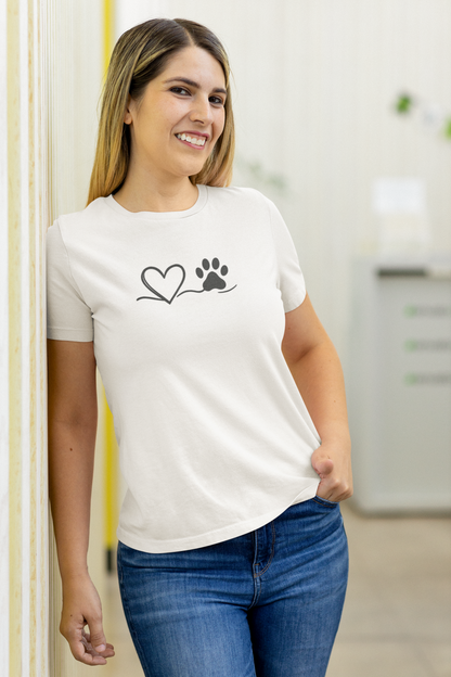 Pet Lover Heart T-Shirt | Unisex Dog Adoption Tee & Pet Owner Gift