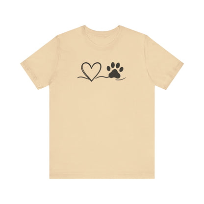 Pet Lover Heart T-Shirt | Unisex Dog Adoption Tee & Pet Owner Gift