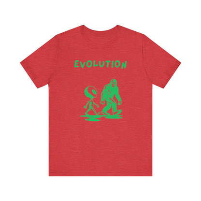 Funny Alien Evolution T-Shirt | Conspiracy Theory Graphic Tee, Unisex Sci-Fi Lover Gift