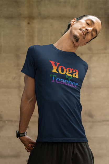 Pride LGBTQ Yoga Teacher Tee: Unisex Yoga Instructor Gift