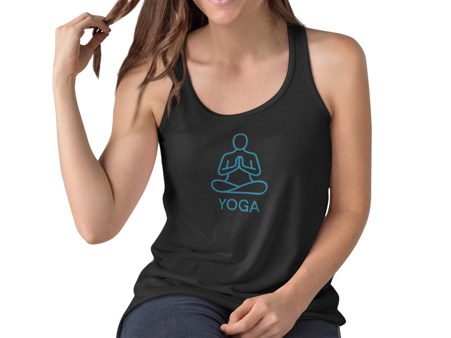 Yoga & Meditation Unisex Tank Top: Comfortable Workout & Fitness Tee