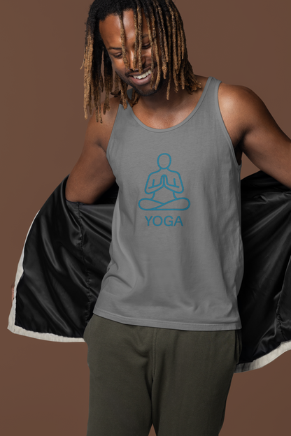 Yoga & Meditation Unisex Tank Top: Comfortable Workout & Fitness Tee