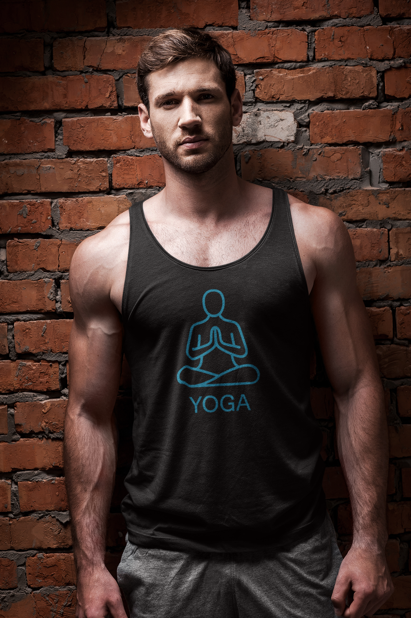 Yoga & Meditation Unisex Tank Top: Comfortable Workout & Fitness Tee