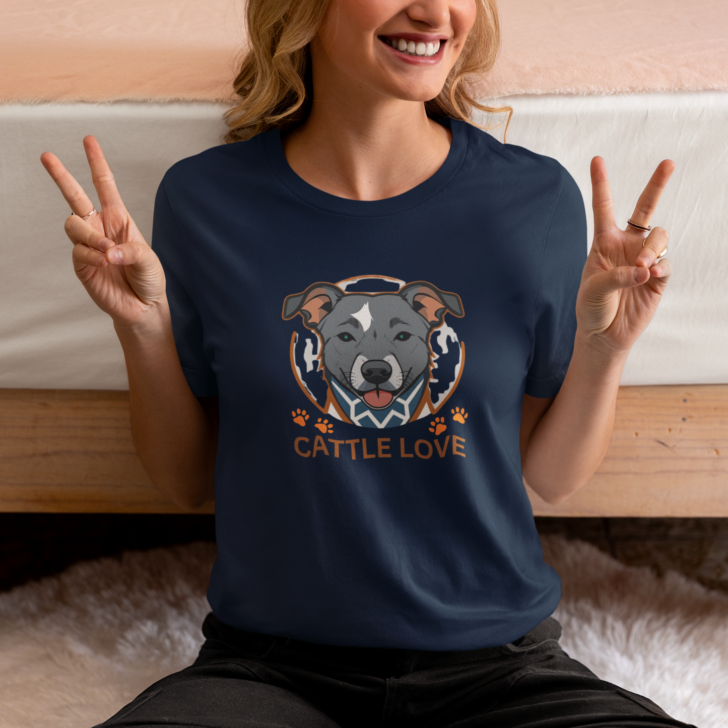 Cattle Love Unisex T-Shirt | Animal Lover & Dog Owner Gift