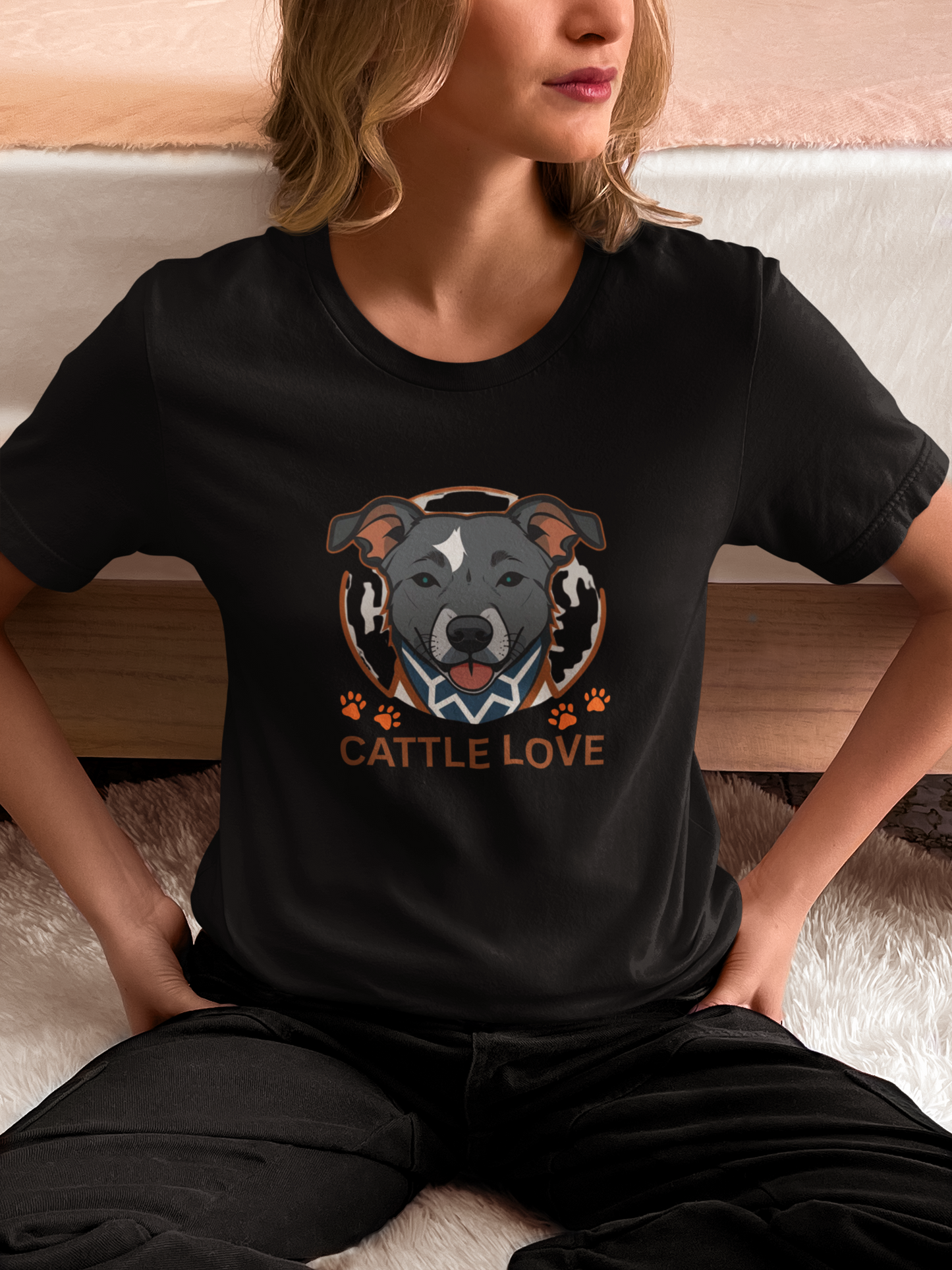 Cattle Love Unisex T-Shirt | Animal Lover & Dog Owner Gift