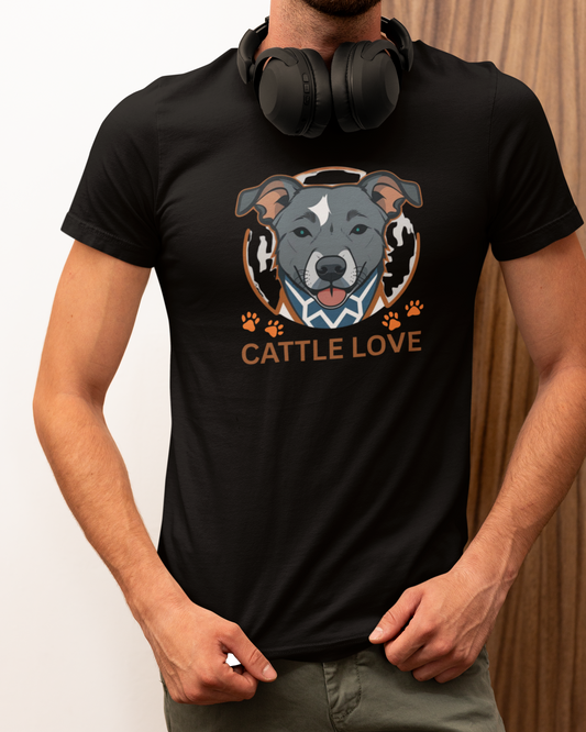 Cattle Love Unisex T-Shirt | Animal Lover & Dog Owner Gift