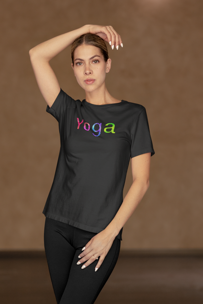 Yoga Vibes T-Shirt | Relaxed Fit Yoga Tee & Fitness Enthusiast Gift