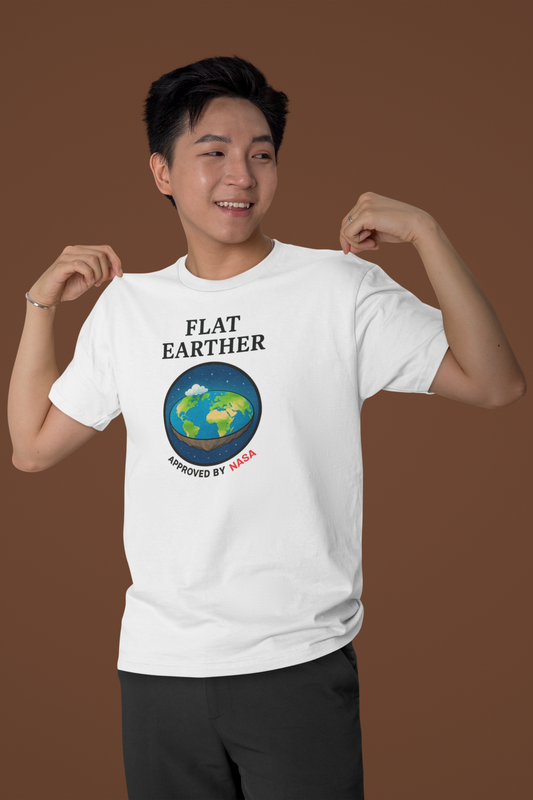 Flat Earther T-Shirt | Funny Conspiracy Theory Tee, Unisex Humorous Gift