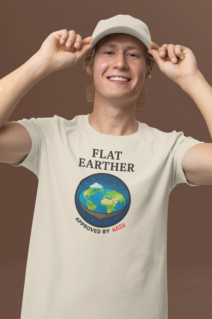 Flat Earther T-Shirt | Funny Conspiracy Theory Tee, Unisex Humorous Gift