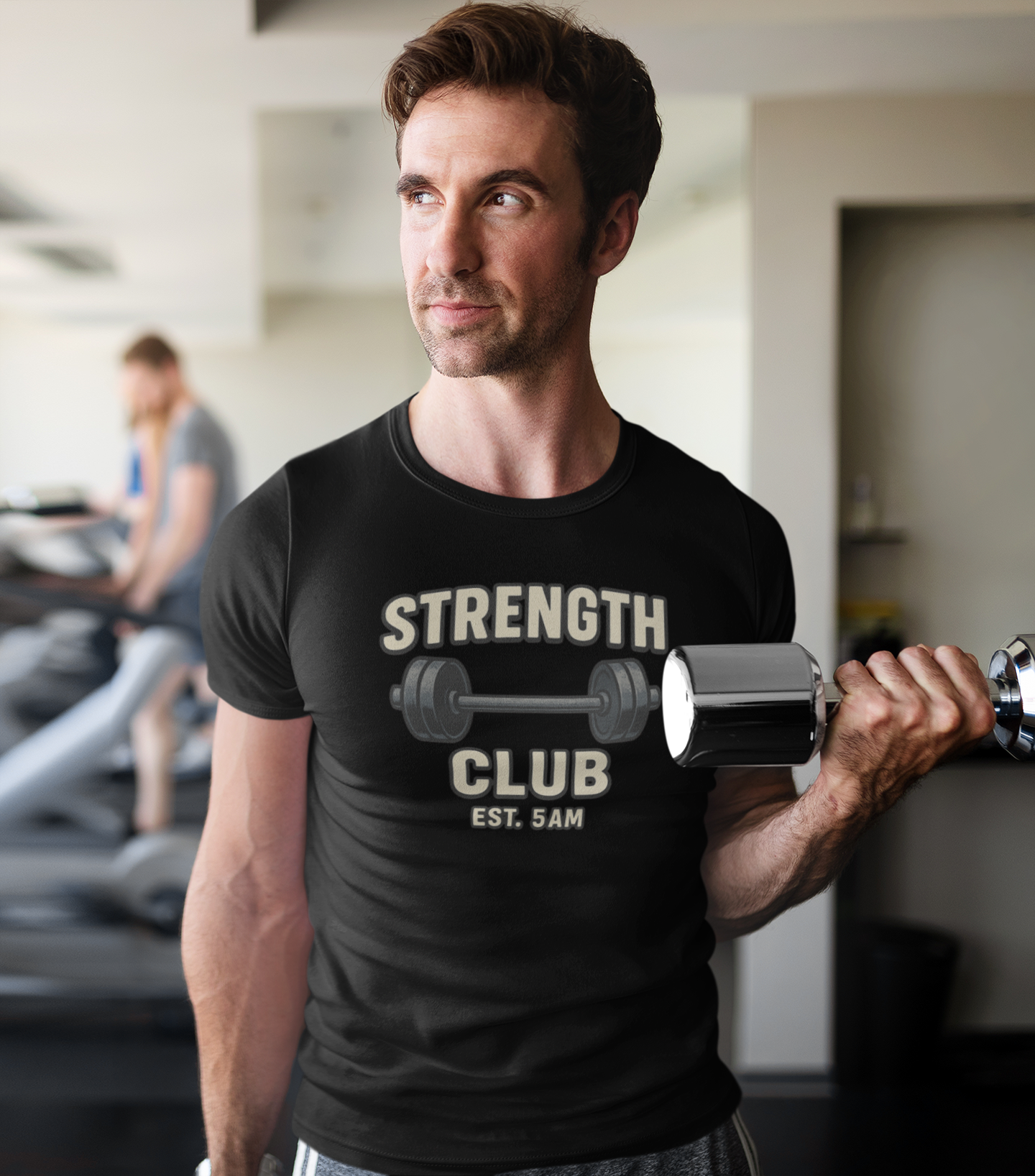 Strength Club Moisture-Wicking Tee | Unisex Gym Apparel & Fitness Gift