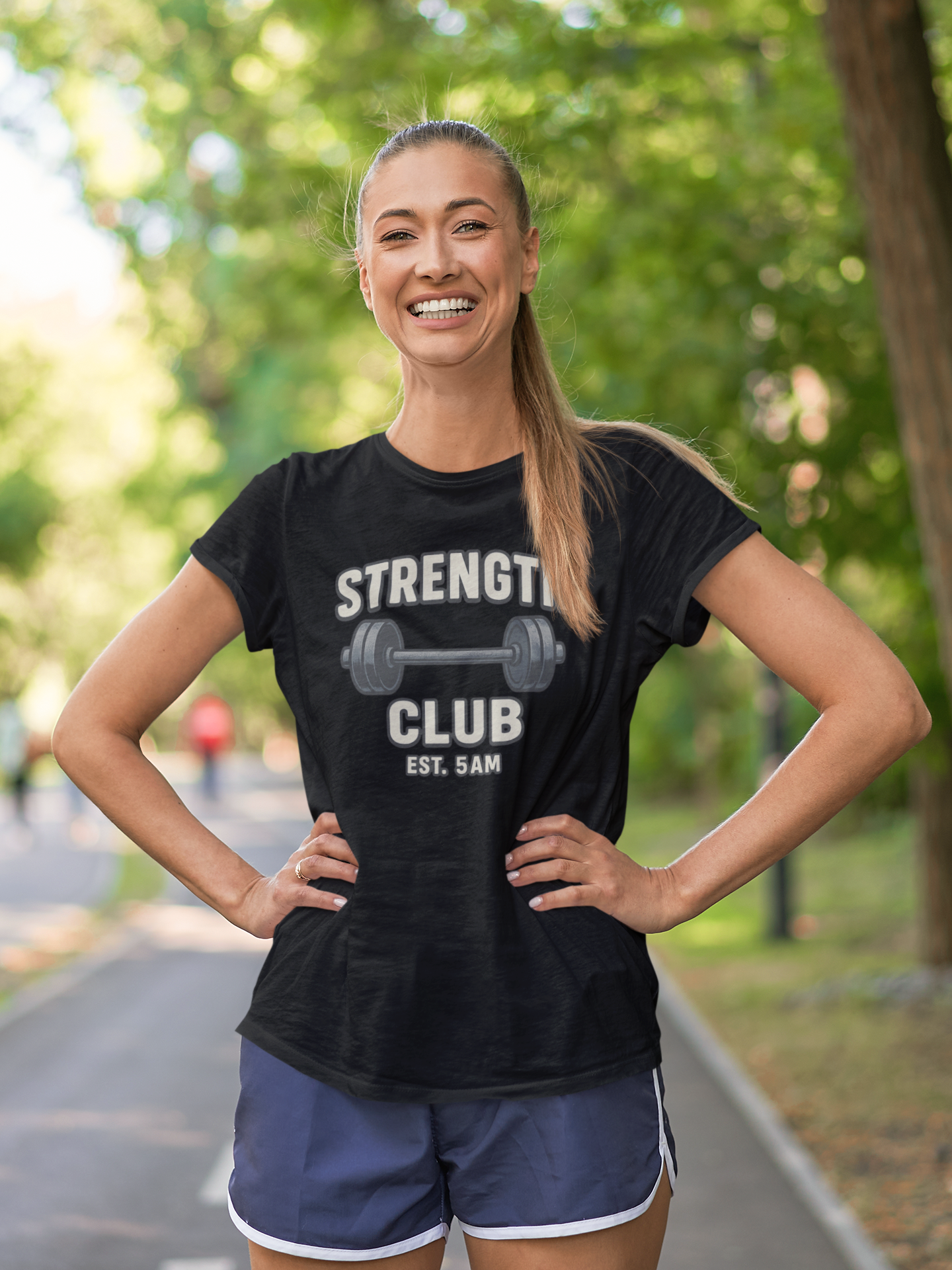 Strength Club Moisture-Wicking Tee | Unisex Gym Apparel & Fitness Gift