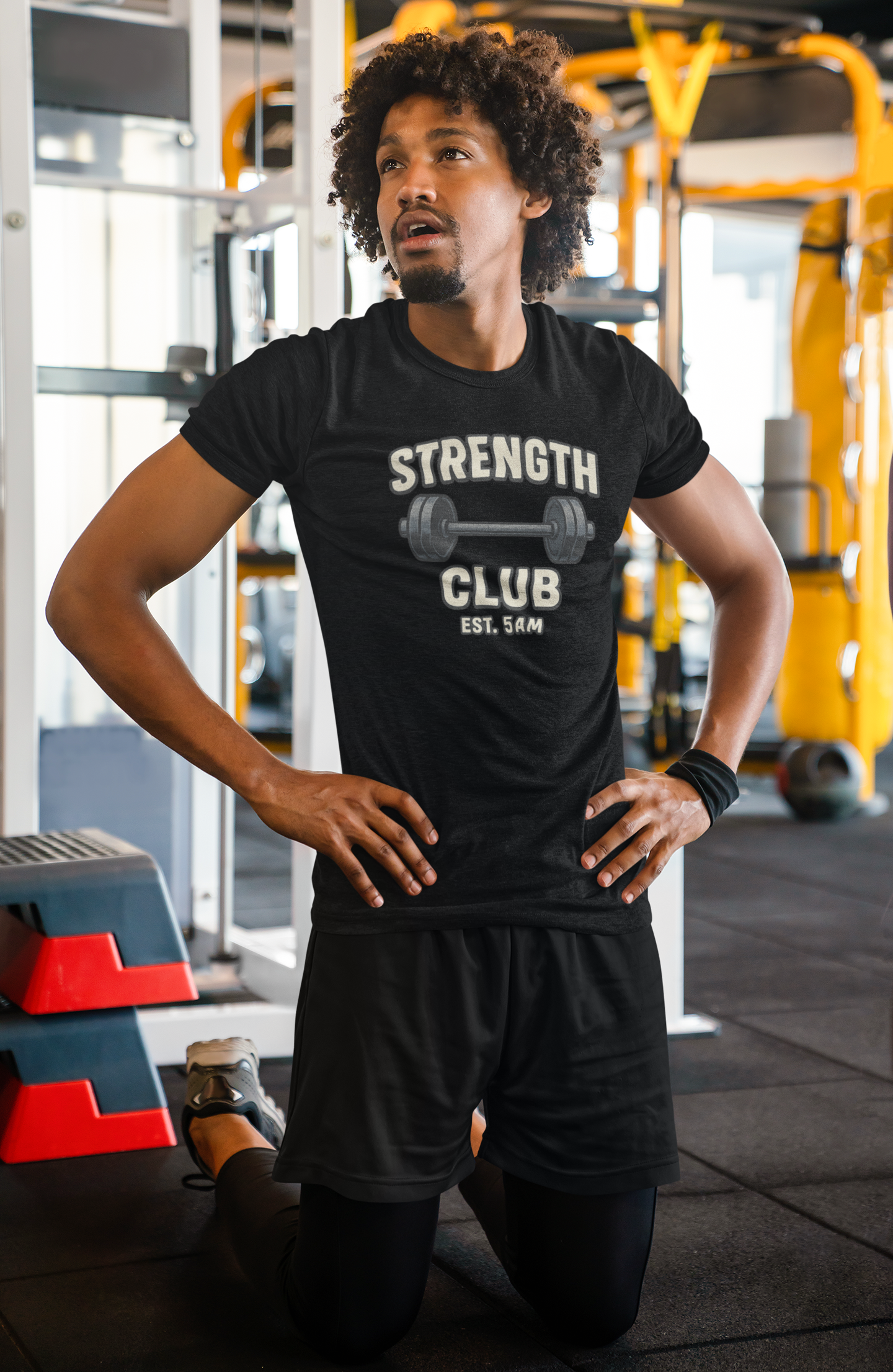 Strength Club Moisture-Wicking Tee | Unisex Gym Apparel & Fitness Gift