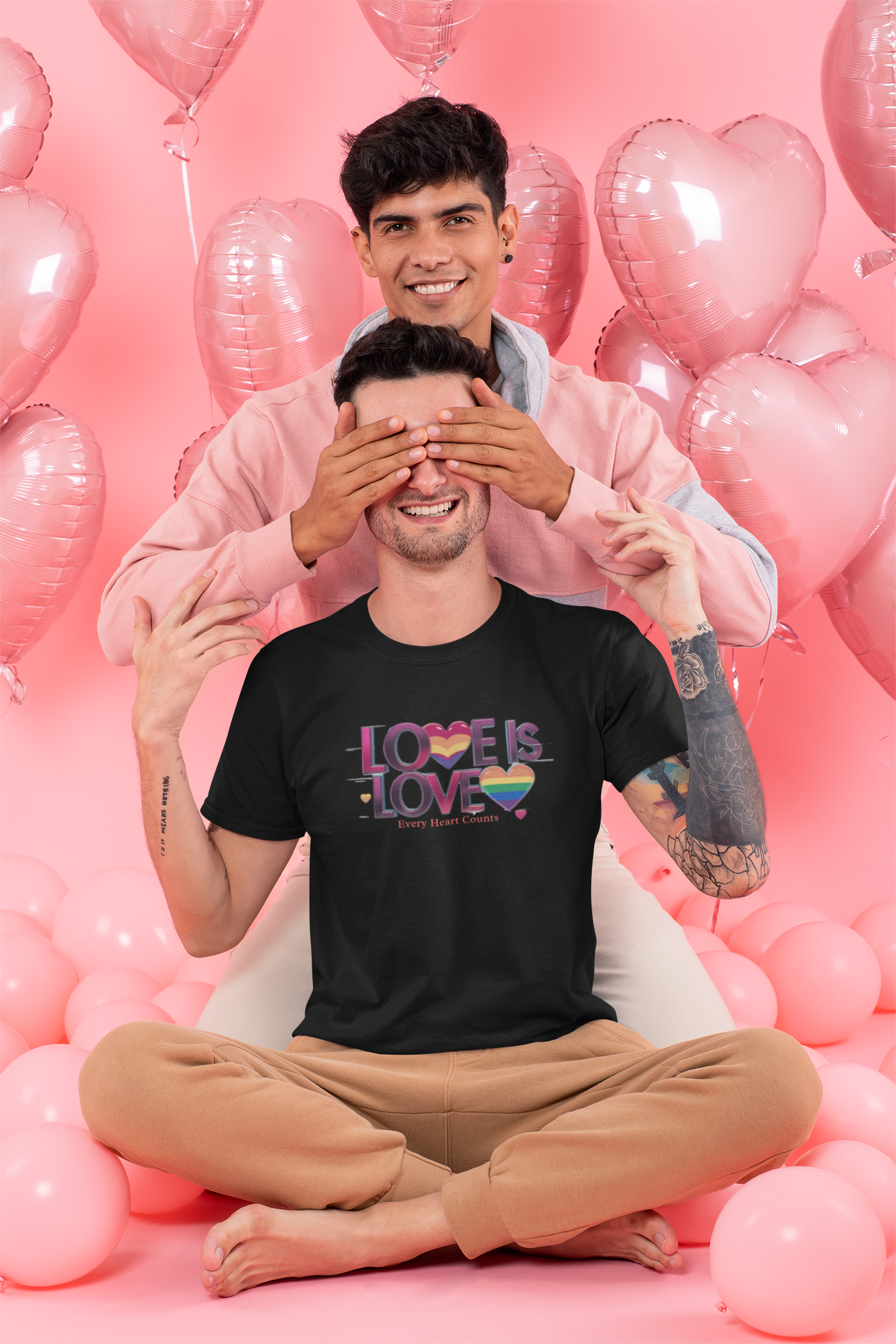 Pride Rainbow Heart T-Shirt | LGBTQ+ Apparel & Love Is Love Tee