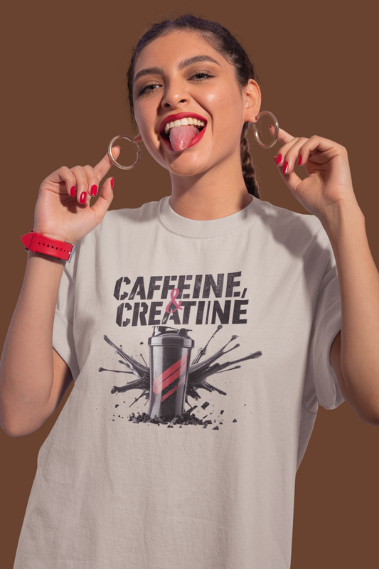Energizing Caffeine & Creatine Tee | Gym Shirt & Motivational Athlete Gift