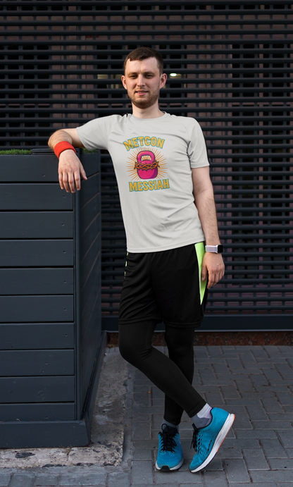 CrossFit Metcon Messiah T-Shirt | Funny Workout Tee, Unisex Fitness Gift for Lifters