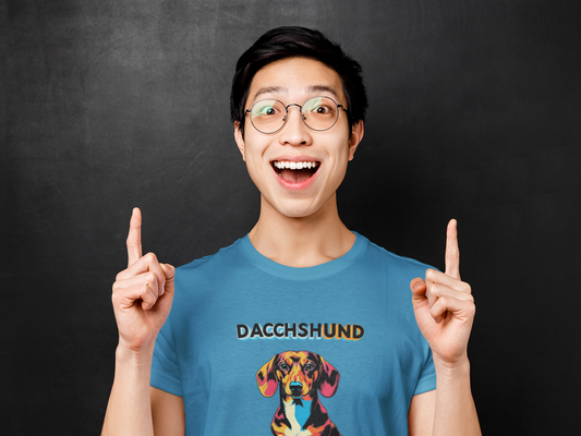 Colorful Dachshund T-Shirt | Unisex Dog Lover Gift & Pet Owner Tee