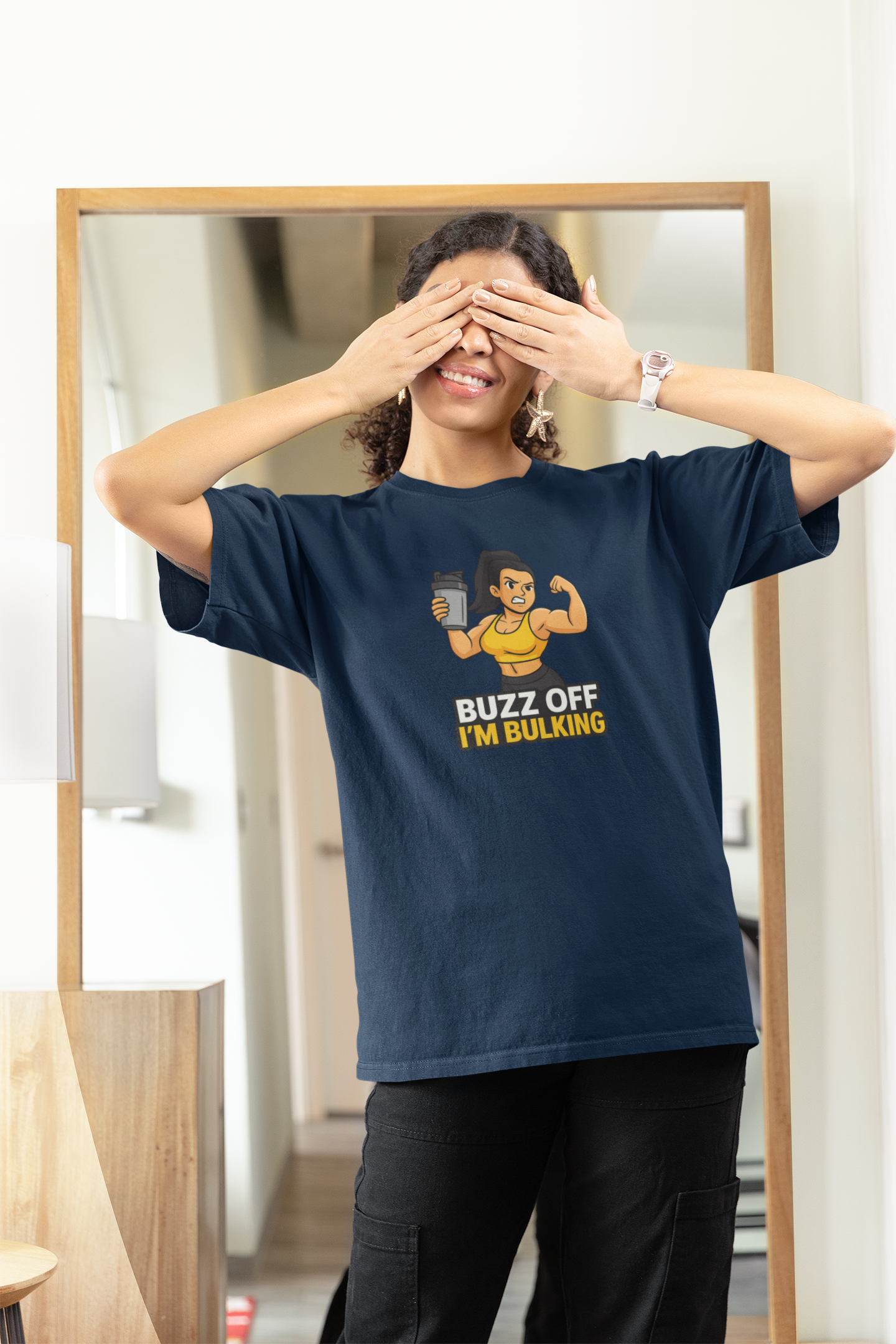 Buzz Off I'm Bulking Funny Gym Tee | Workout Shirt, Gift for Bodybuilders, Unisex Fitness Humor