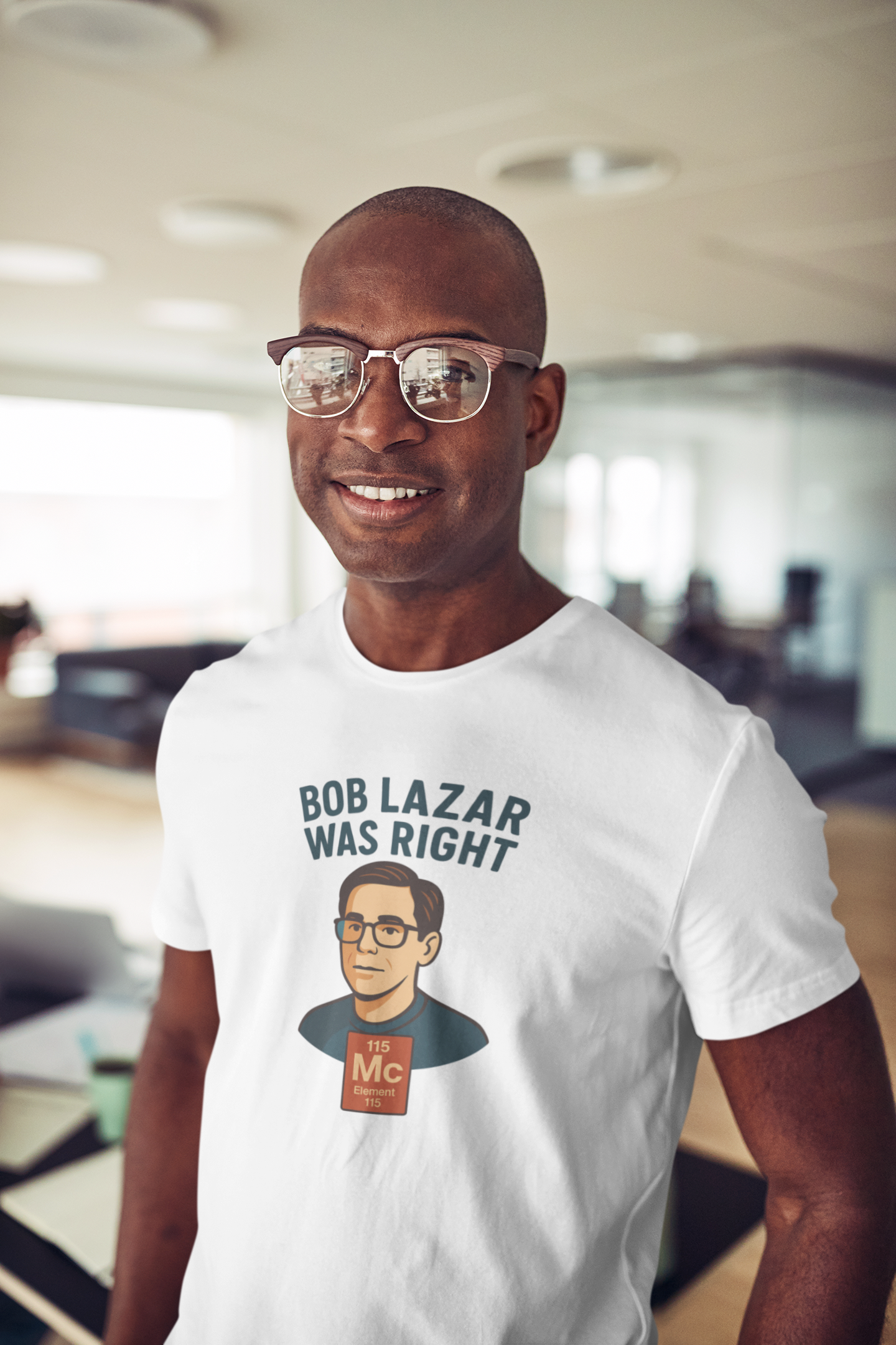 Bob Lazar Was Right" UFO T-Shirt | Sci-Fi & Alien Enthusiast Gift