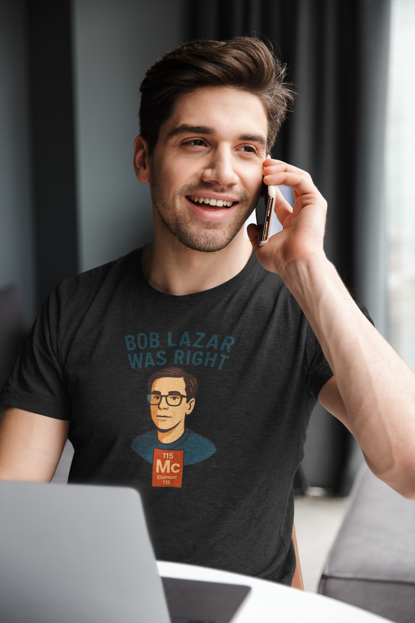 Bob Lazar Was Right" UFO T-Shirt | Sci-Fi & Alien Enthusiast Gift