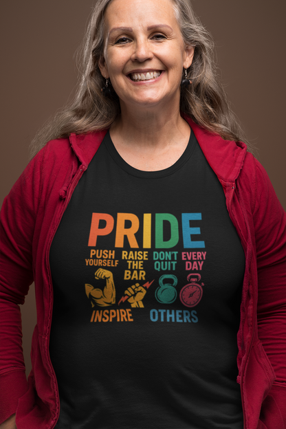 Pride Fitness Tee | Unisex Workout Shirt & LGBTQ+ Apparel
