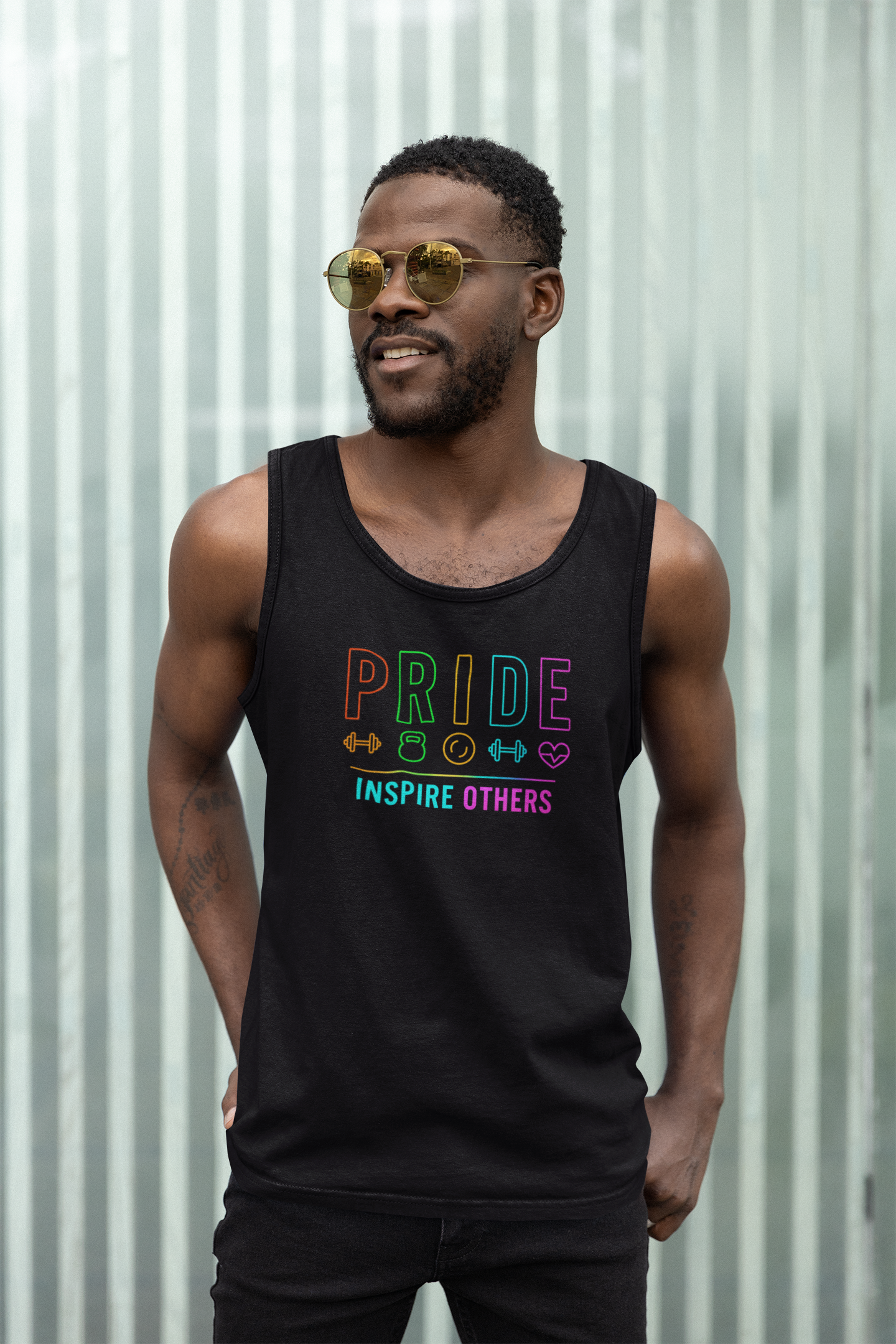 Pride Inspire Others Tank Top | Unisex LGBTQ+ Apparel & Festival Wear
