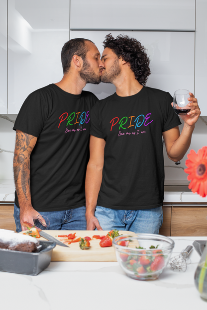 Pride Rainbow T-Shirt | LGBTQIA+ Apparel & Gay Pride Statement Tee