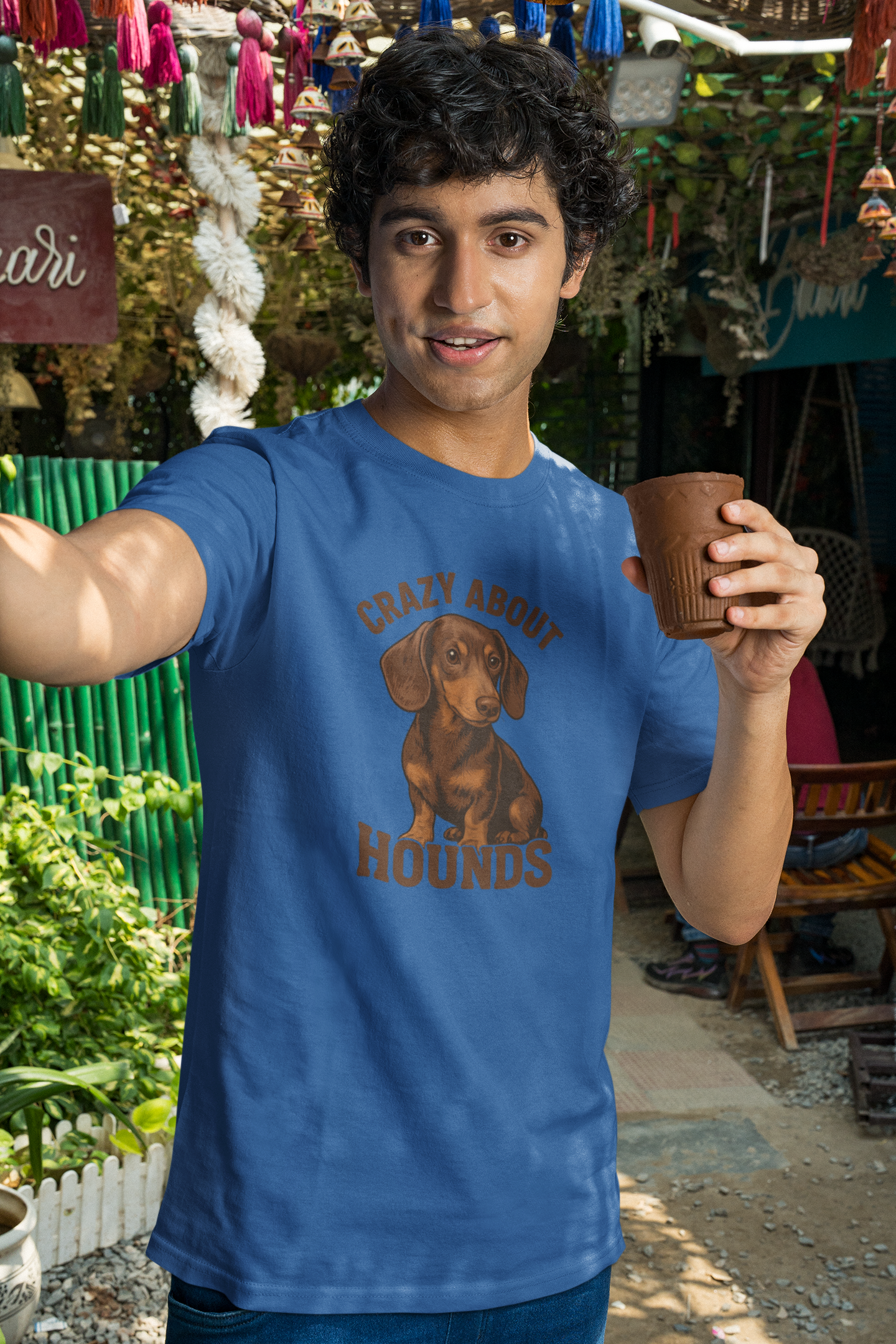 Crazy About Hounds Unisex Tee | Dog Lover Gift & Pet Owner Shirt