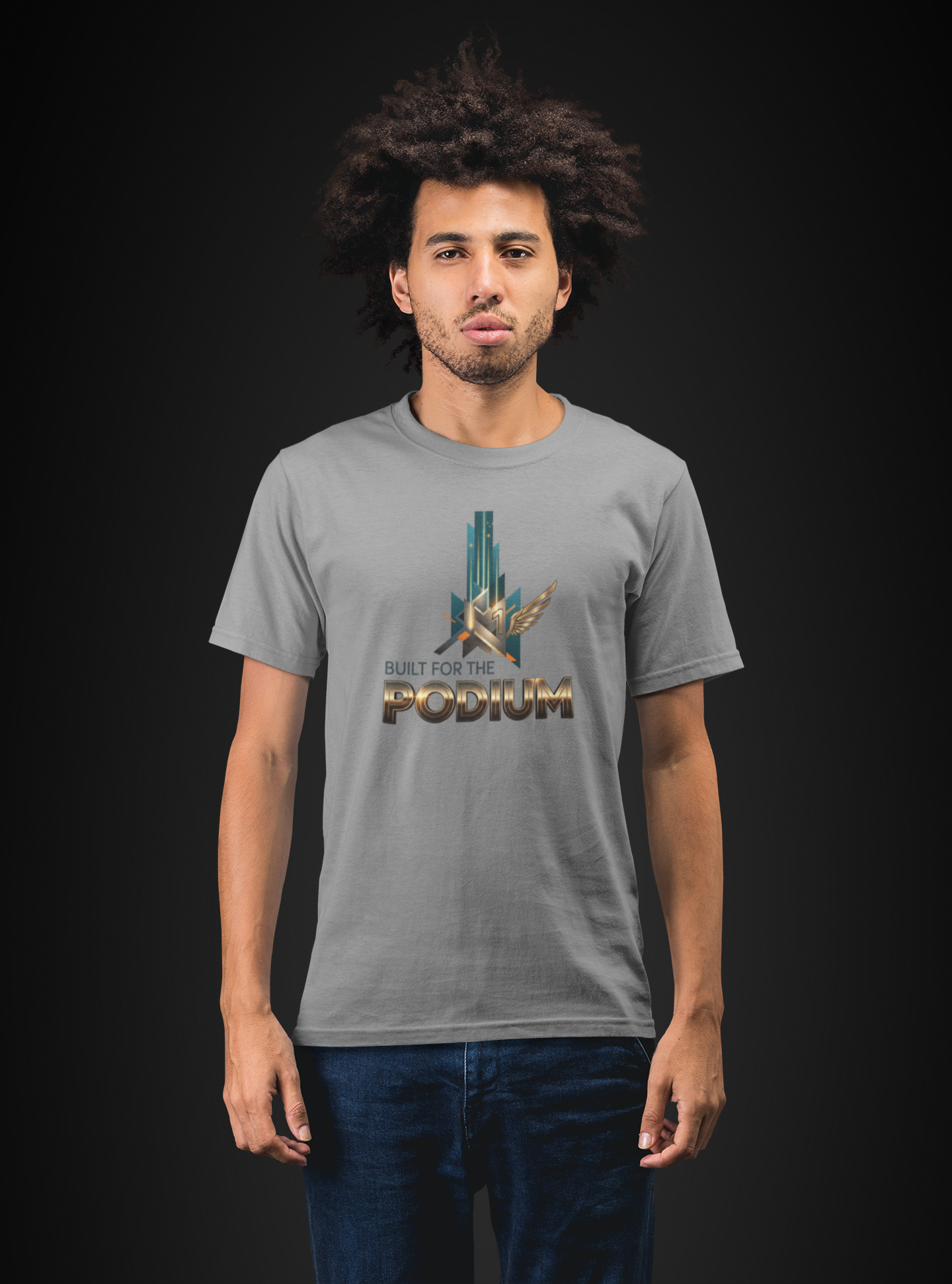 Podium Glory Unisex Tee | Motivational Sports Fan & Athlete Gift