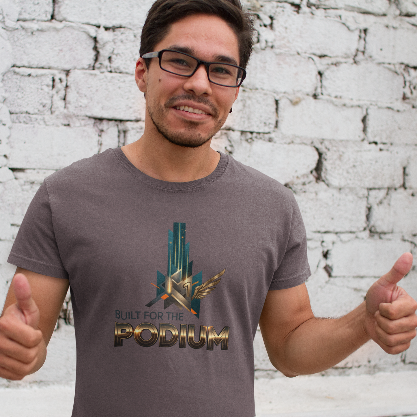 Podium Glory Unisex Tee | Motivational Sports Fan & Athlete Gift