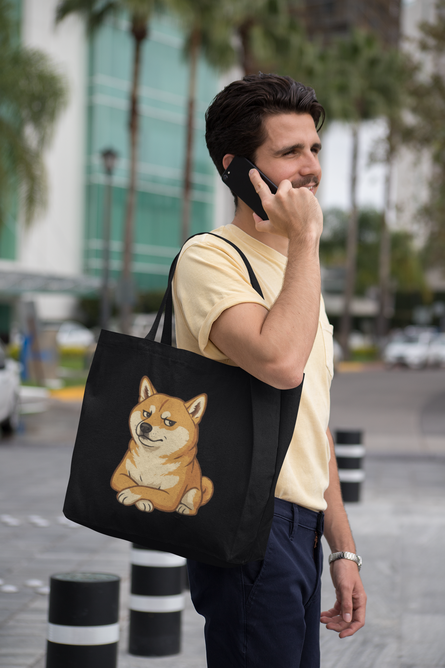 Shiba Inu Canvas Tote Bag | Cute Dog Lover Gift, Eco-Friendly Shopper, Pet Owner Accessory