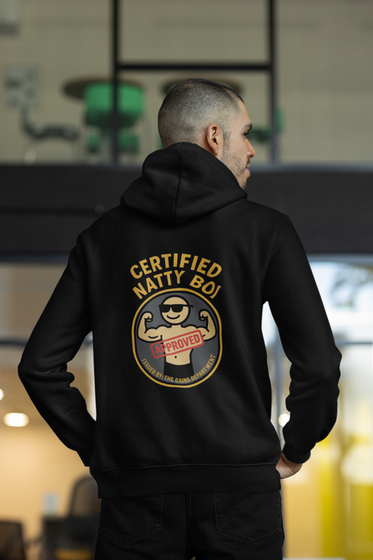 Lifetime Natty Midweight Hoodie | Certified Gym Enthusiast & Fitness Gift