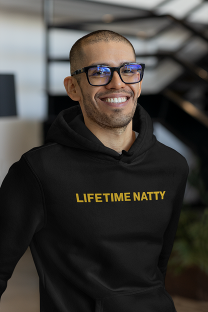 Lifetime Natty Midweight Hoodie | Certified Gym Enthusiast & Fitness Gift