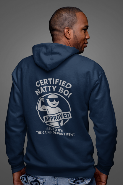 Lifetime Natty Unisex Hoodie | Certified Natty Boi Gym & Fitness Gift