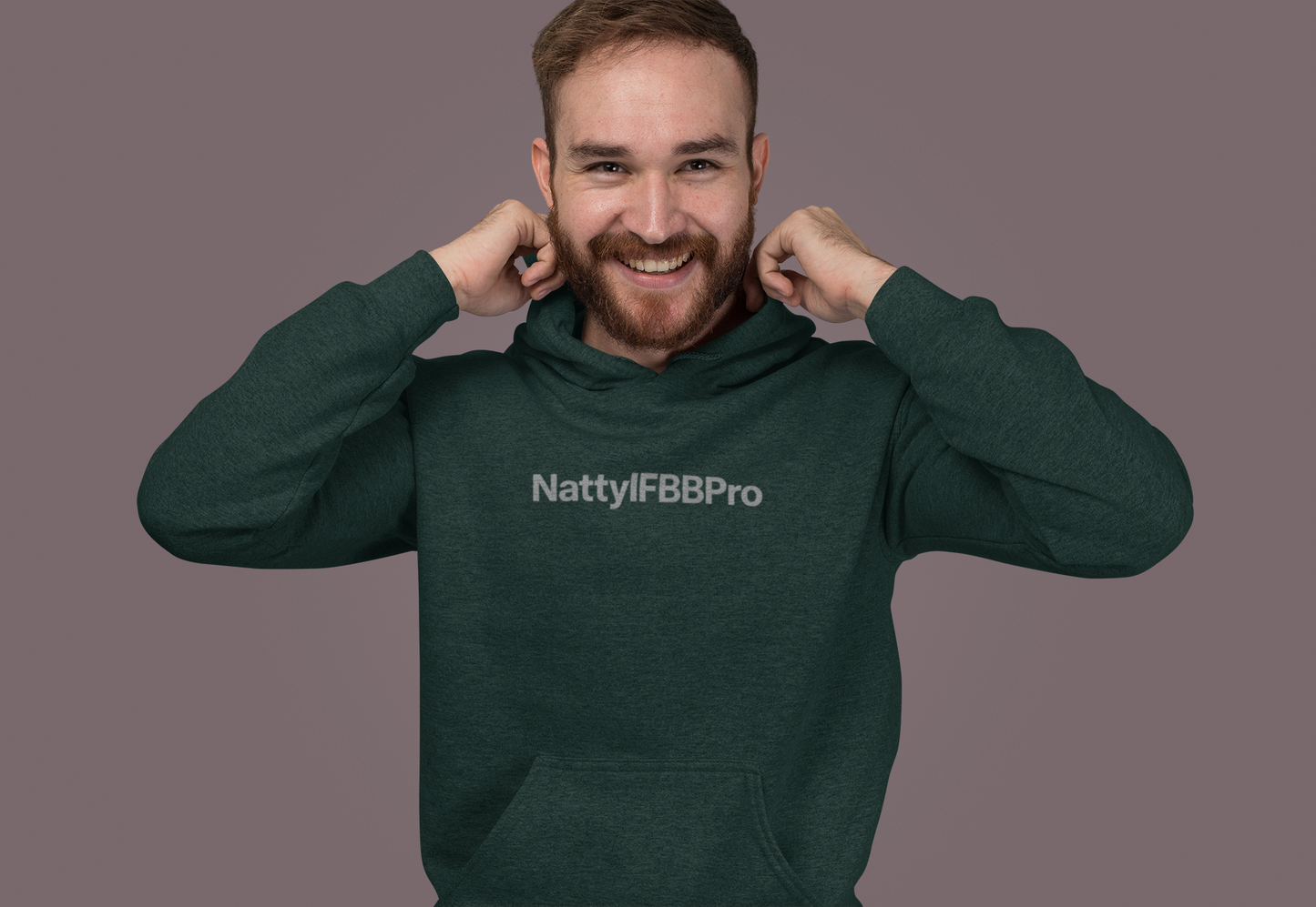 NattyIFBBPro Pullover Hoodie — Fitness Bodybuilding Logo Hoodie