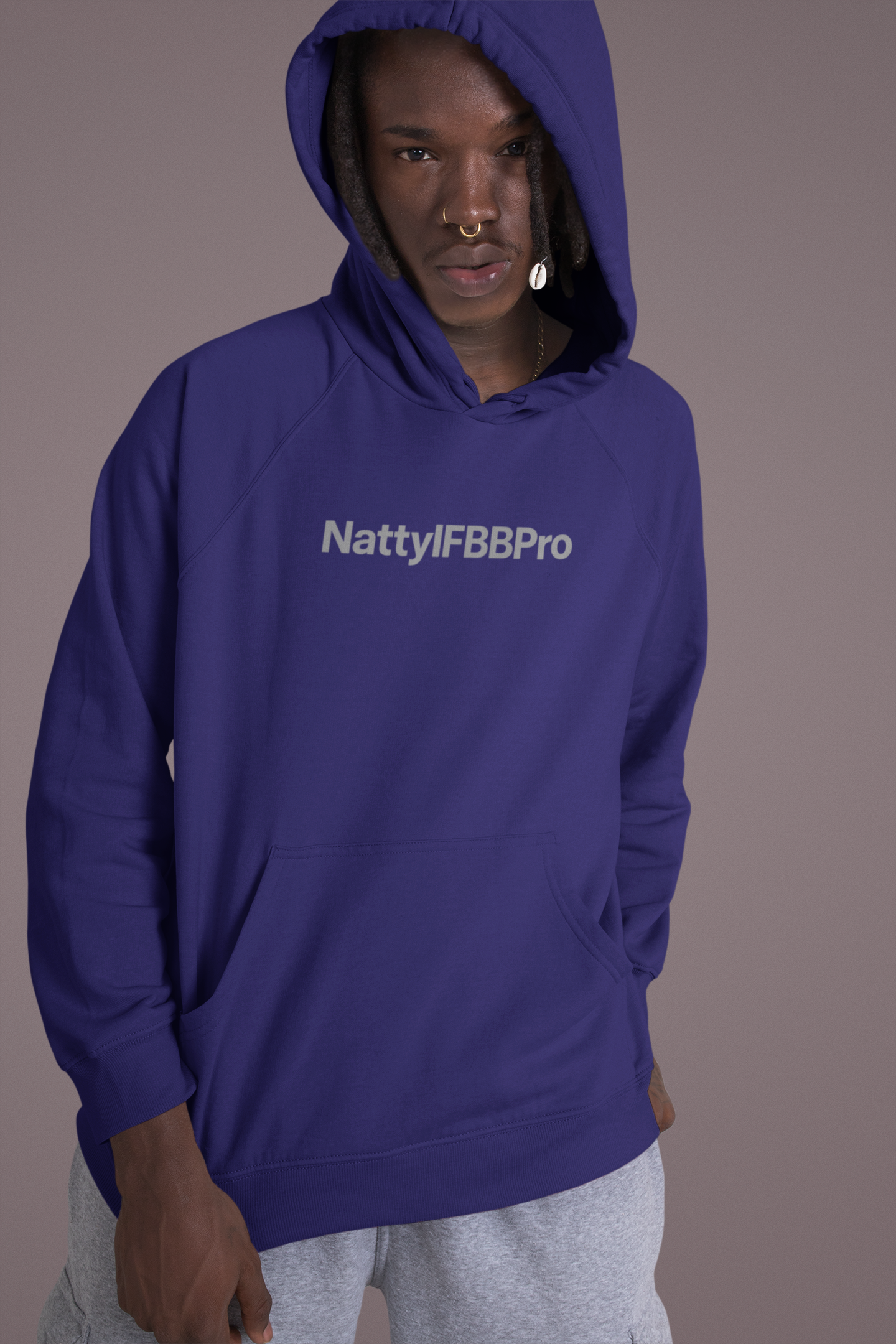NattyIFBBPro Pullover Hoodie — Fitness Bodybuilding Logo Hoodie