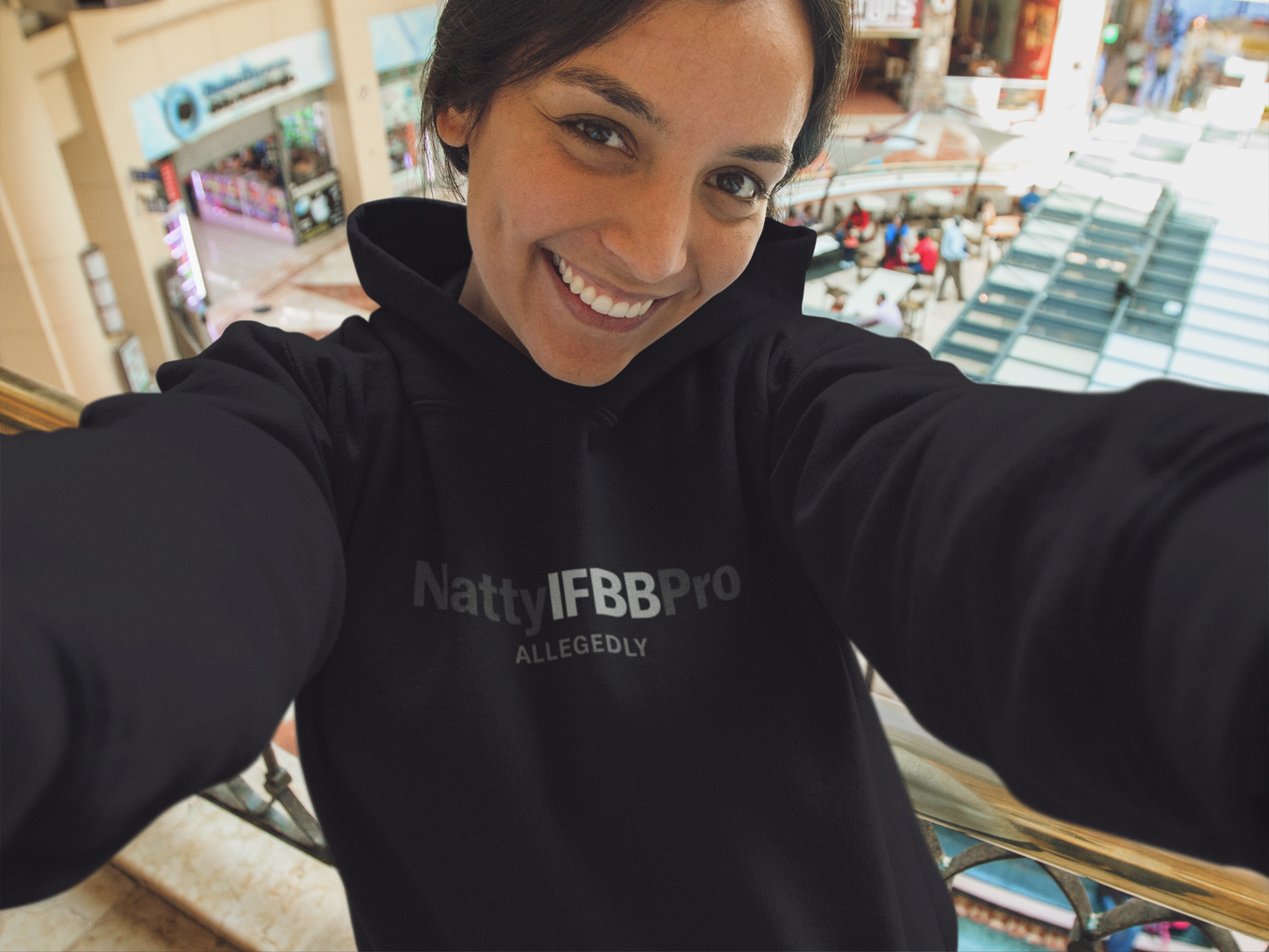 Natty IFBB Pro Allegedly Hoodie — Bodybuilding Pullover