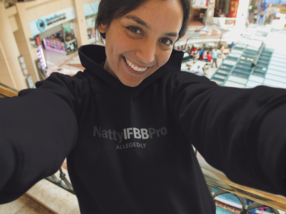 Natty IFBB Pro Allegedly Hoodie — Bodybuilding Pullover