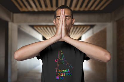 Yoga Rainbow Pose T-Shirt Funny Yoga Tee