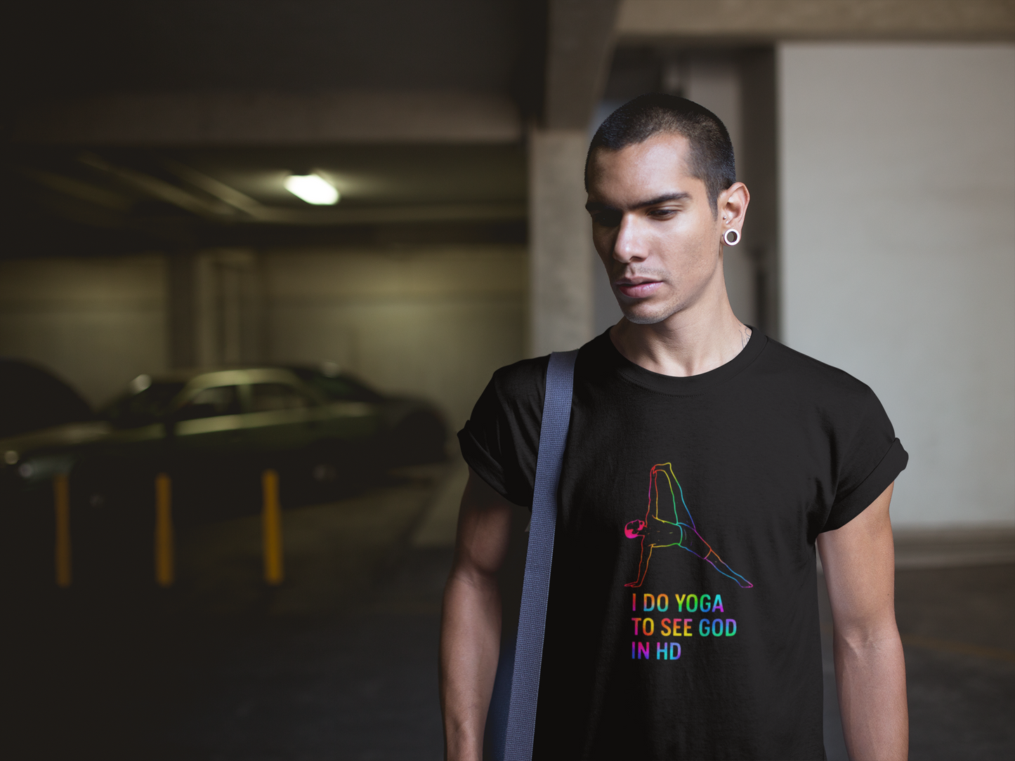 Yoga Rainbow Pose T-Shirt Funny Yoga Tee