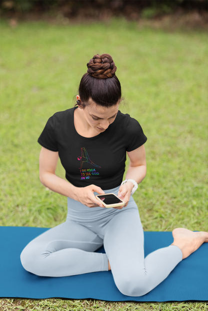 Yoga Rainbow Pose T-Shirt Funny Yoga Tee