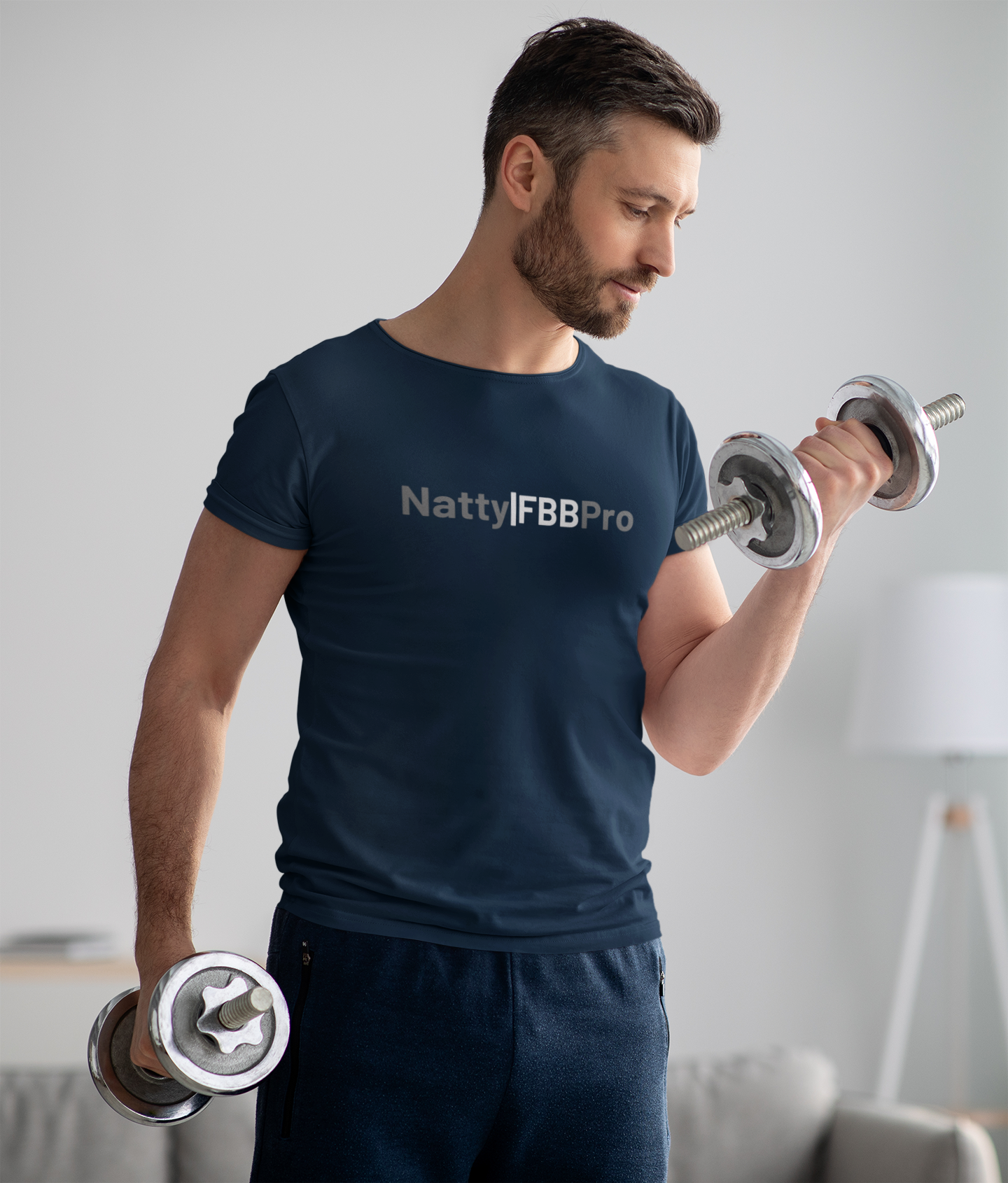 Natty IFBB Pro T-Shirt Fitness Training Tee