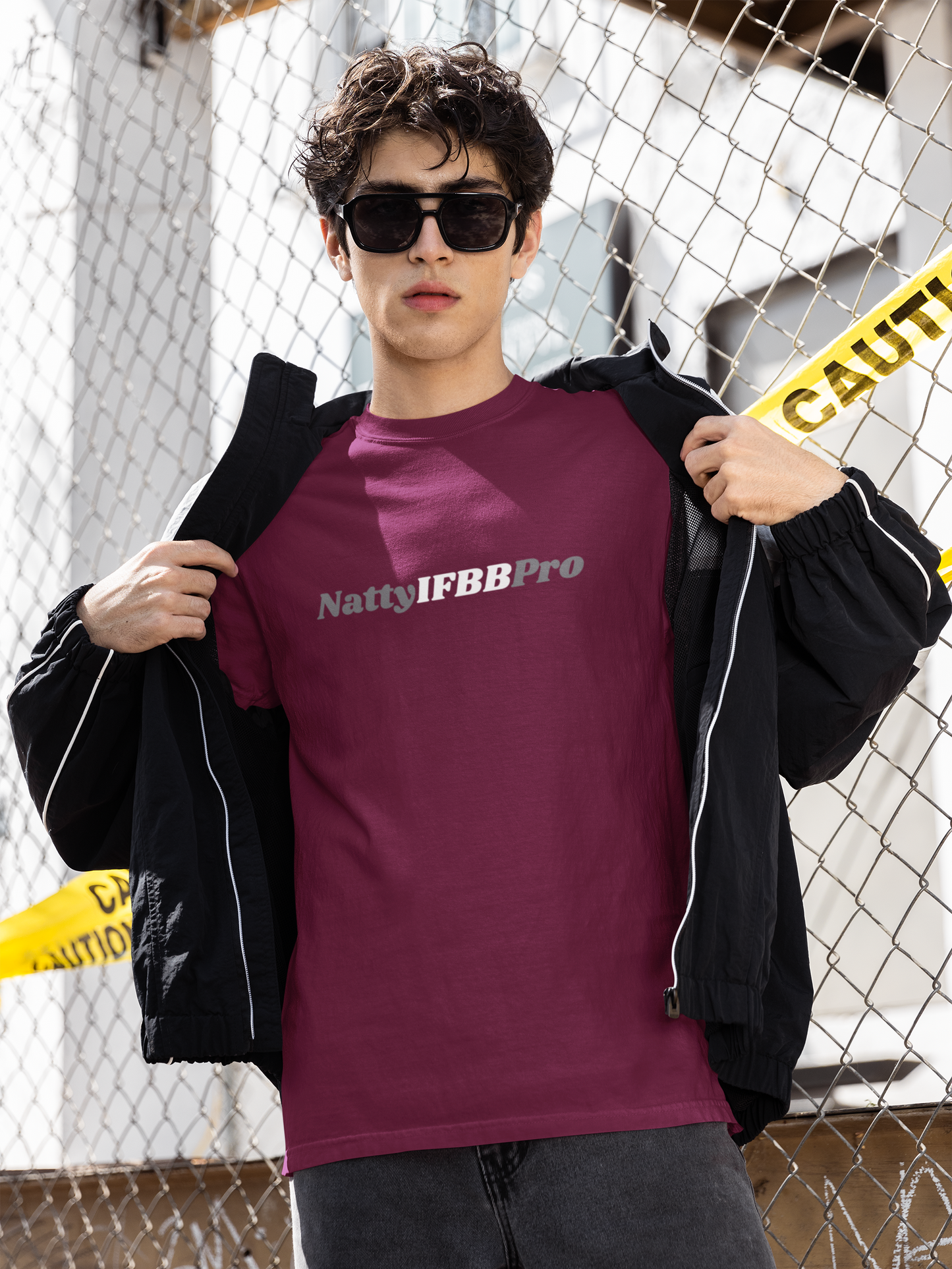 Natty IFBB Pro Tee Bodybuilding Logo T-Shirt