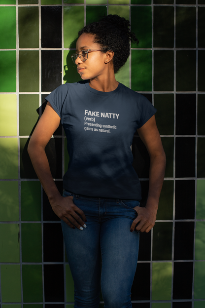 Fake Natty Definition T-Shirt Funny Gym Tee