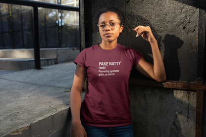 Fake Natty Definition T-Shirt Funny Gym Tee