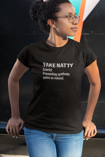 Fake Natty Definition T-Shirt Funny Gym Tee
