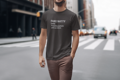 Fake Natty Definition T-Shirt Funny Gym Tee
