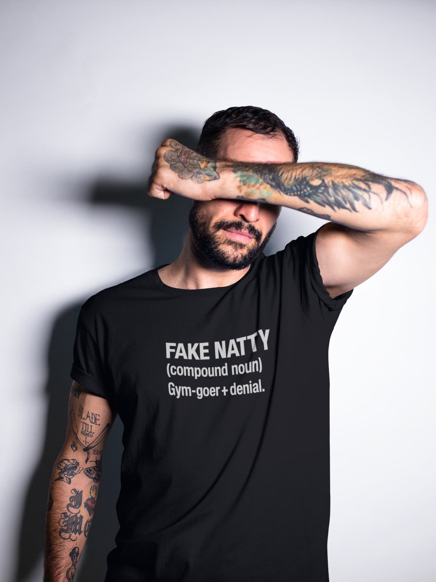 Fake Natty Definition T-Shirt Funny Gym Shirt