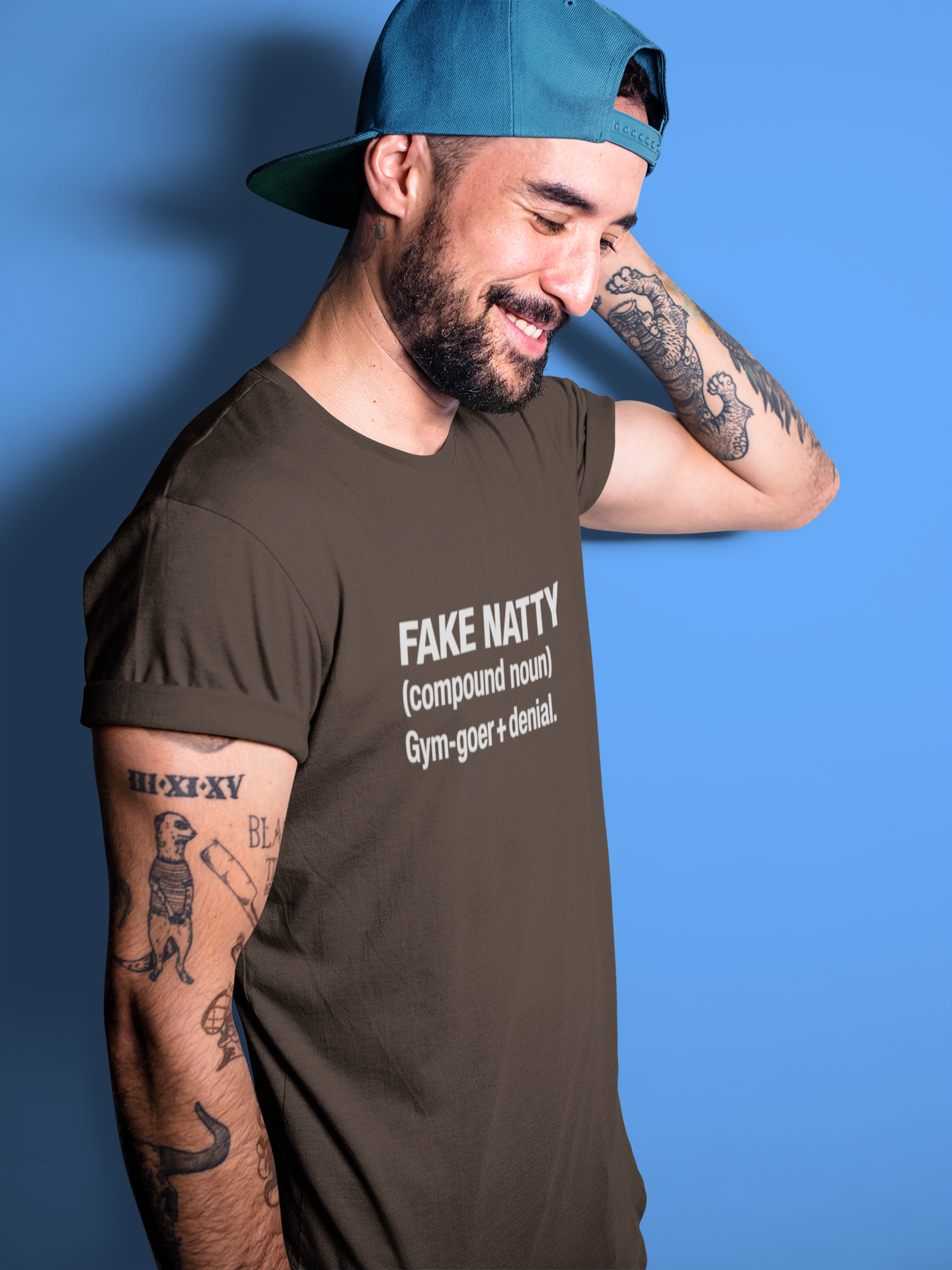 Fake Natty Definition T-Shirt Funny Gym Shirt